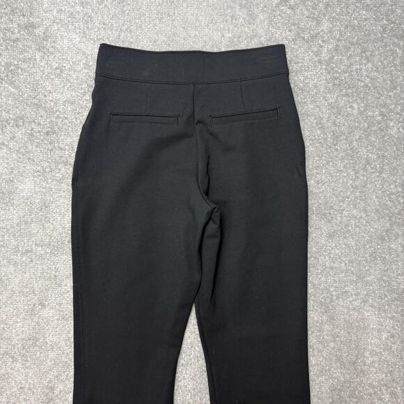 SPANX Pants Womens XS Black Pull On Ponte Slim Straight High Rise Office Work - Picture 10 of 10